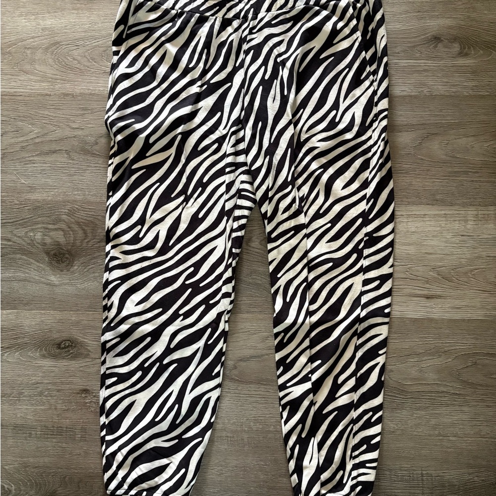 Zebra Print Women's Pants